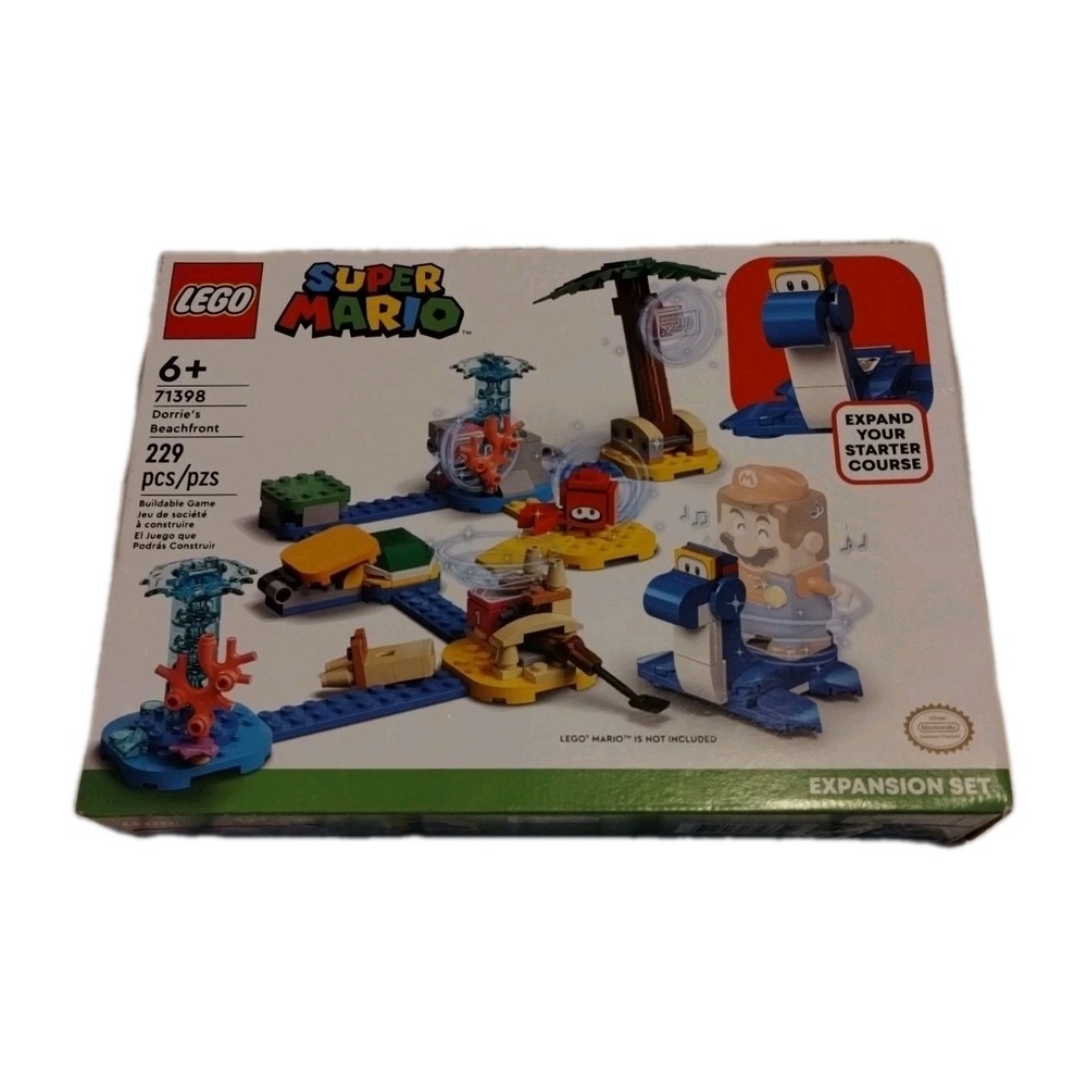 LEGO Super‎ Mario: Dorrie's Beachfront Expansion Set (71398) New